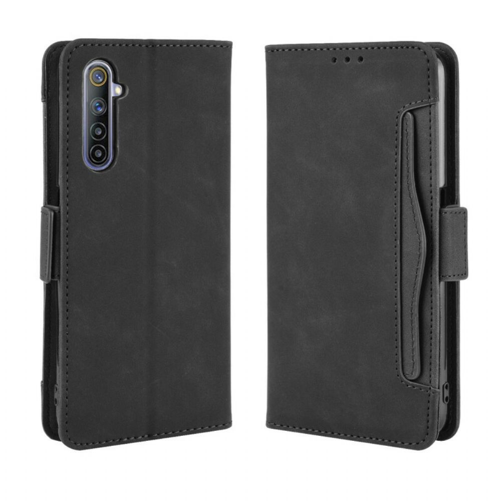 Flip Case Für Realme 6 Erstklassige Multi-karte