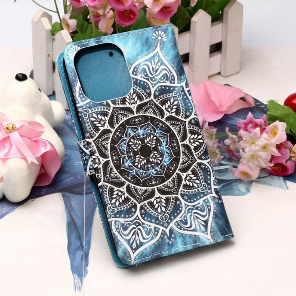 Flip Case Für iPhone 13 Pro Mandala Im Himmel