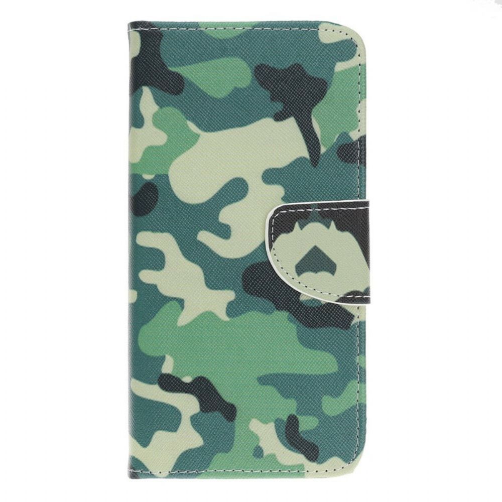 Flip Case Für iPhone 13 Pro Militärische Tarnung