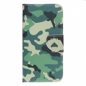 Flip Case Für iPhone 13 Pro Militärische Tarnung