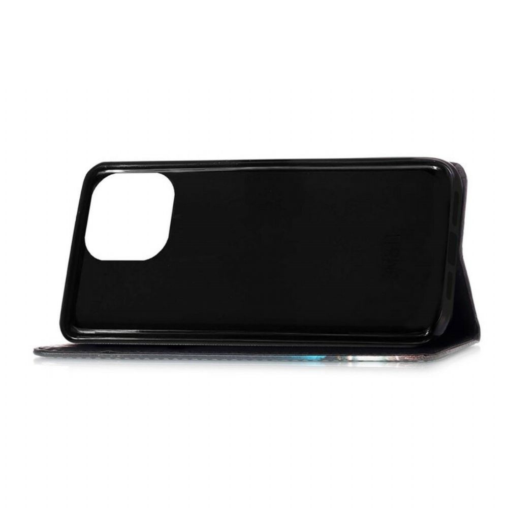 Flip Case Für iPhone 13 Pro Nachtiger