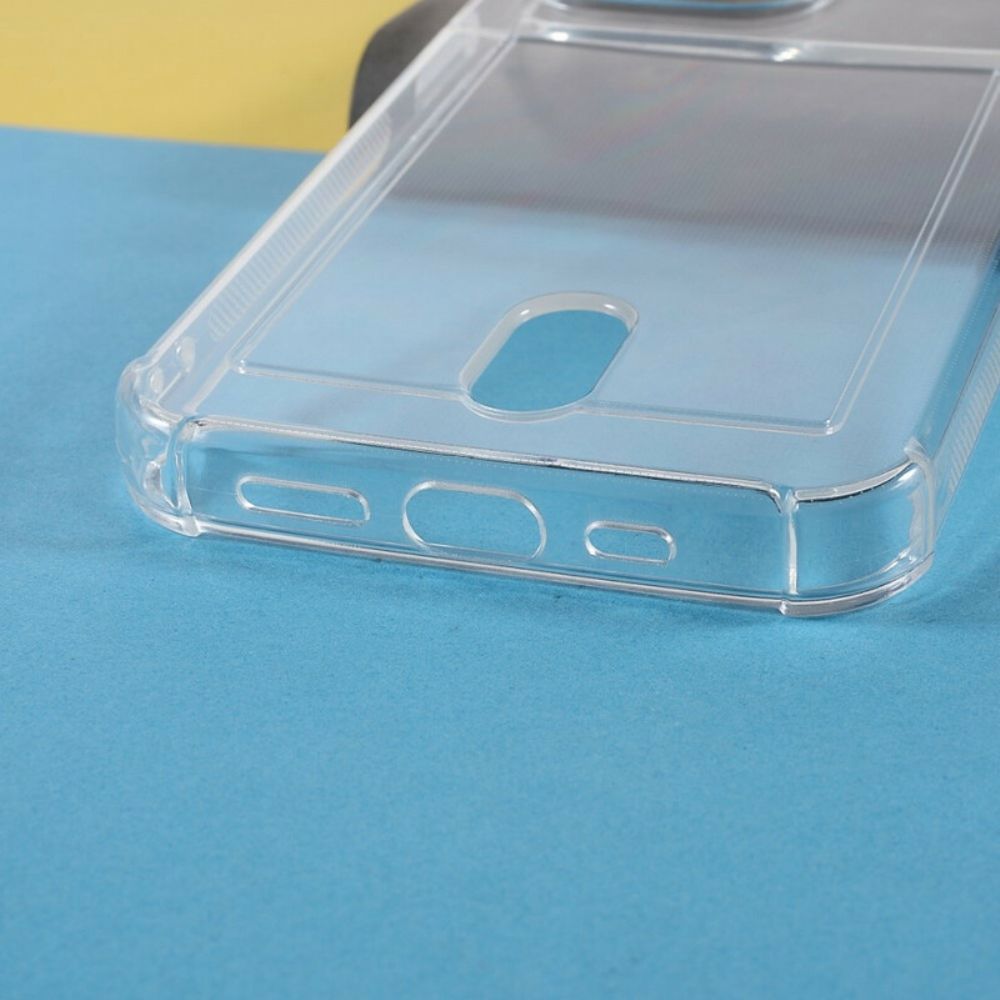 Handyhülle Für iPhone 13 Pro Farbe Transparenter Kartenhalter