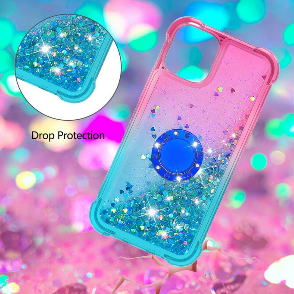 Handyhülle Für iPhone 13 Pro Glitzerring-halterung