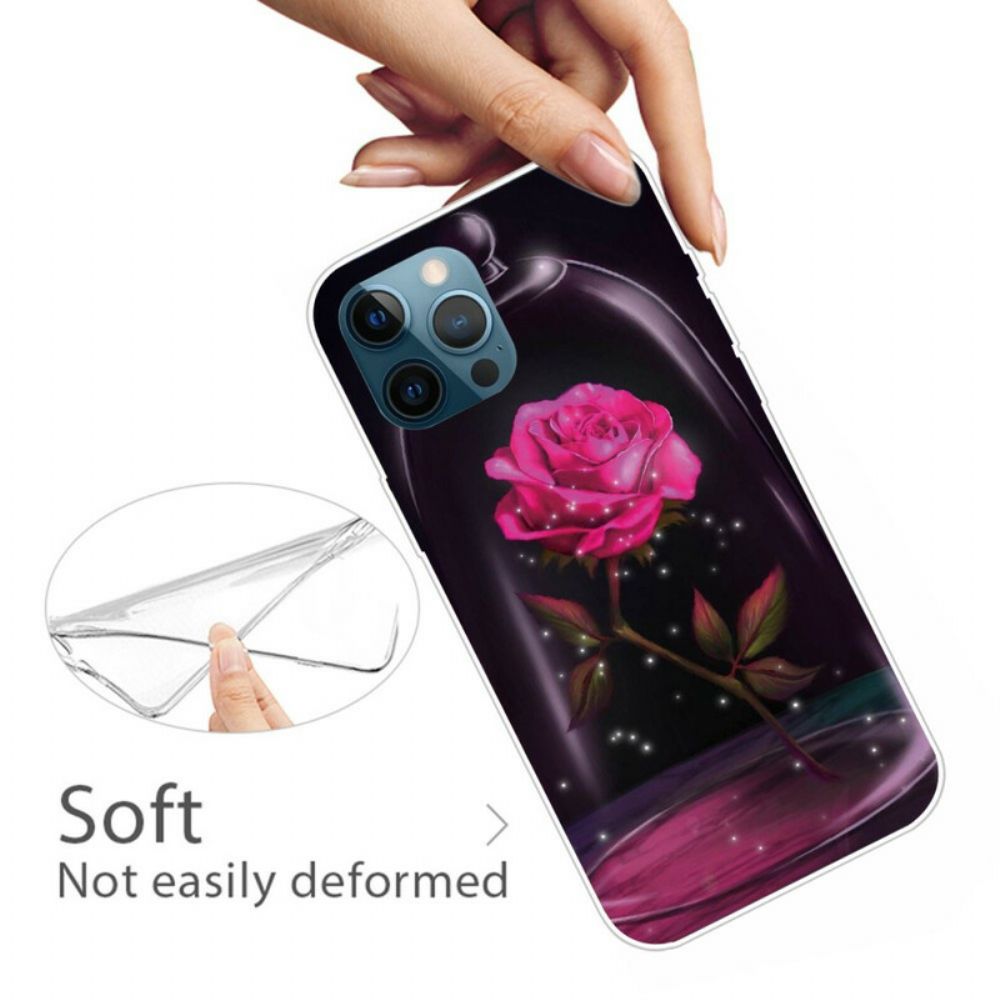 Handyhülle Für iPhone 13 Pro Magisches Rosa