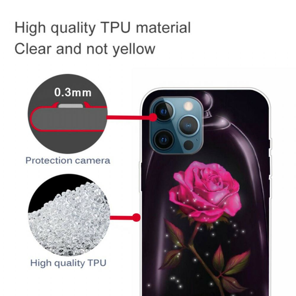 Handyhülle Für iPhone 13 Pro Magisches Rosa