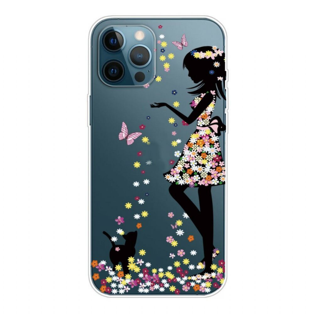 Hülle Für iPhone 13 Pro Blumenmädchen