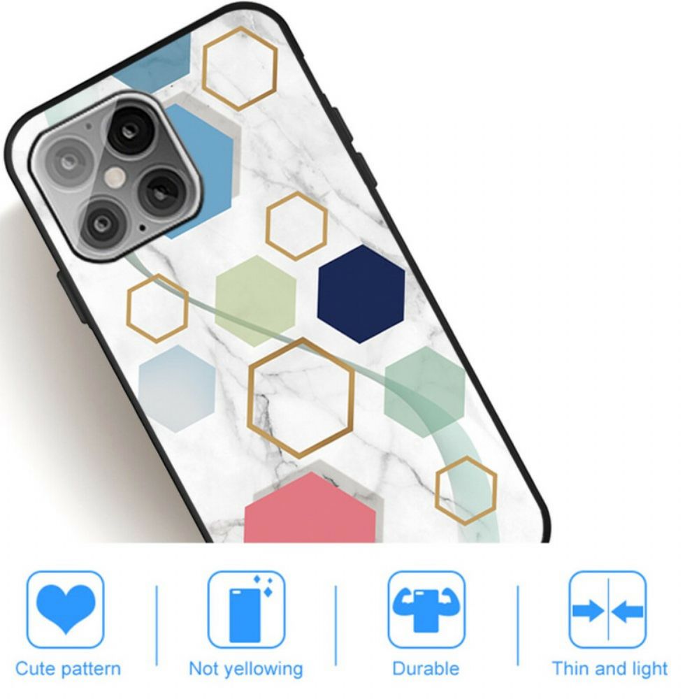 Hülle Für iPhone 13 Pro Marmor-geometrie