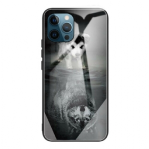 Hülle Für iPhone 13 Pro Puppy Dream Gehärtetes Glas