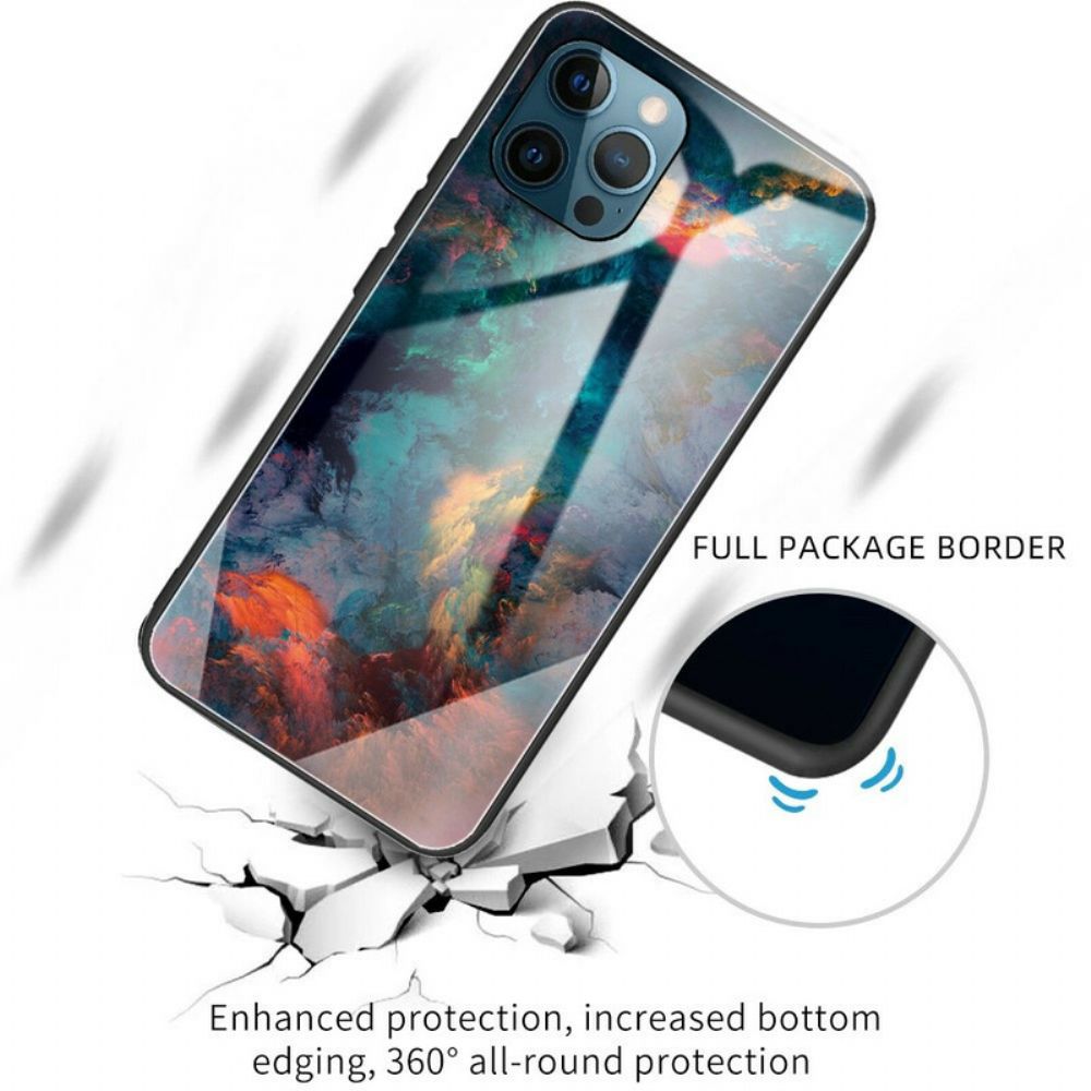 Hülle Für iPhone 13 Pro Sky Tempered Glass