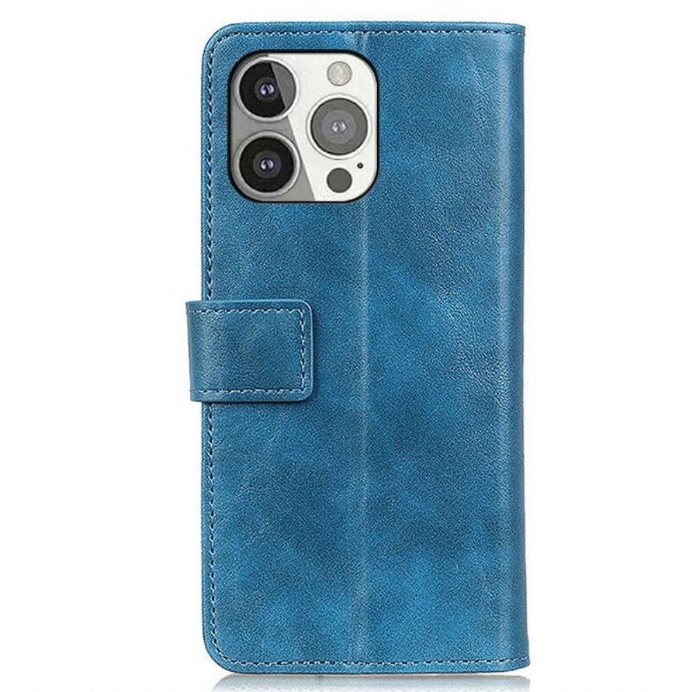 Lederhüllen Für iPhone 13 Pro Khazneh Elegance Leather Style