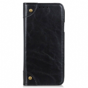 Schutzhülle Für iPhone 13 Pro Flip Case Vintage Nieten