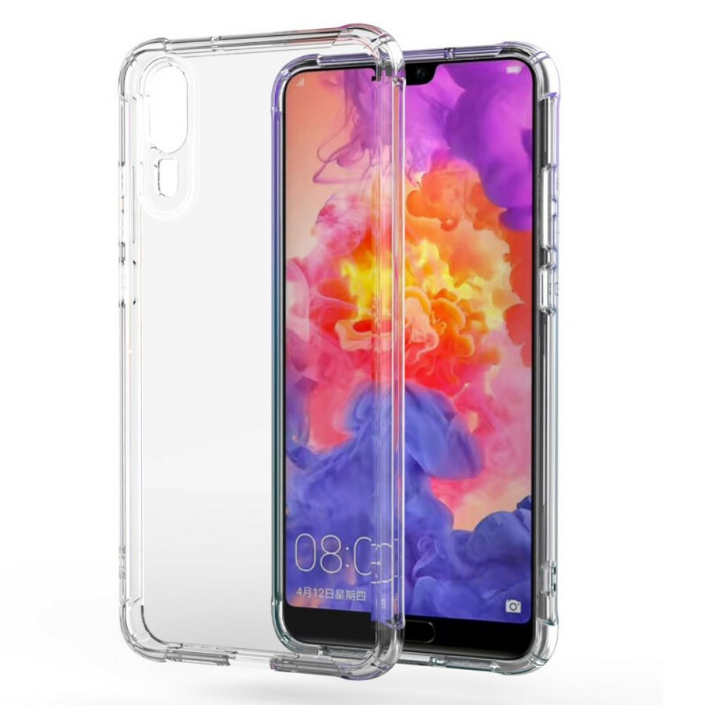 Handyhülle Für Huawei P20 Transparente Leeu-schutzkissen