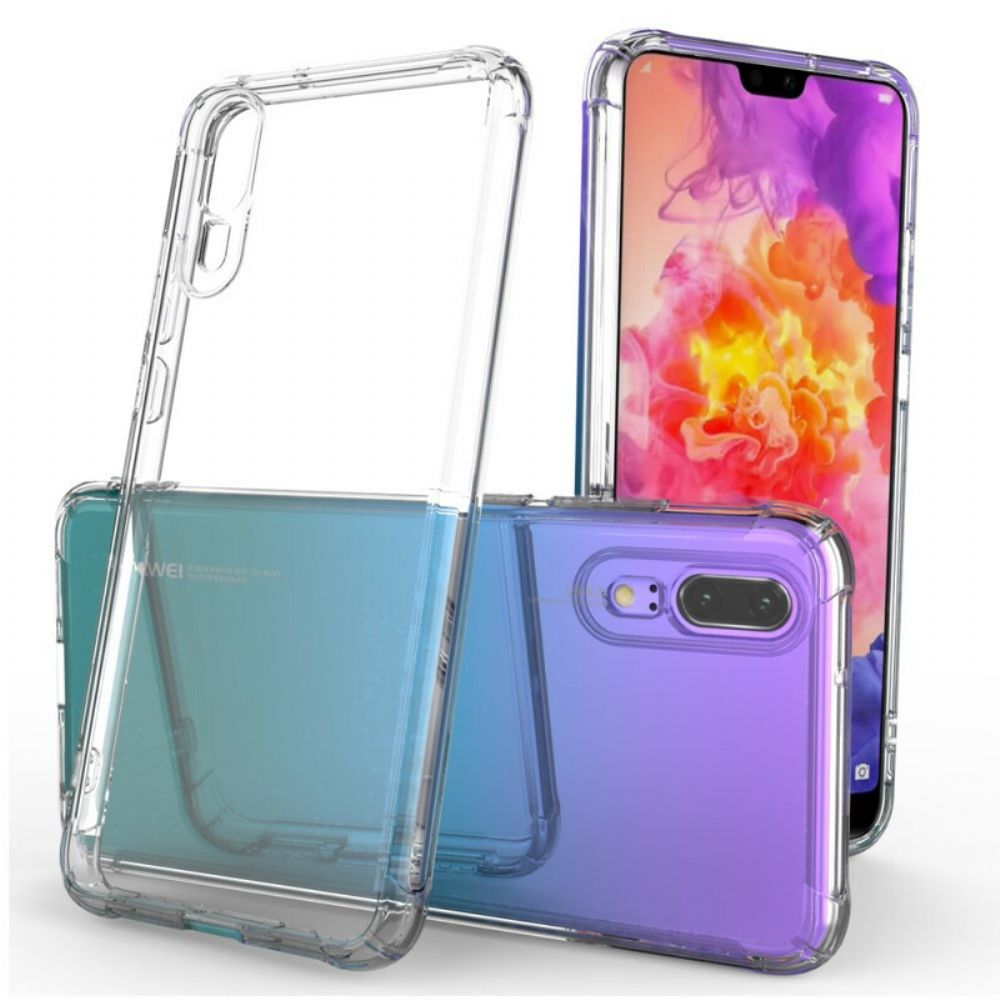 Handyhülle Für Huawei P20 Transparente Leeu-schutzkissen