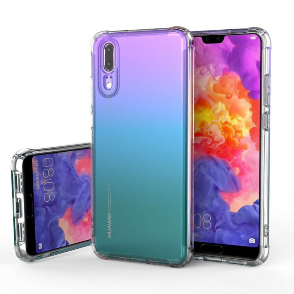 Handyhülle Für Huawei P20 Transparente Leeu-schutzkissen