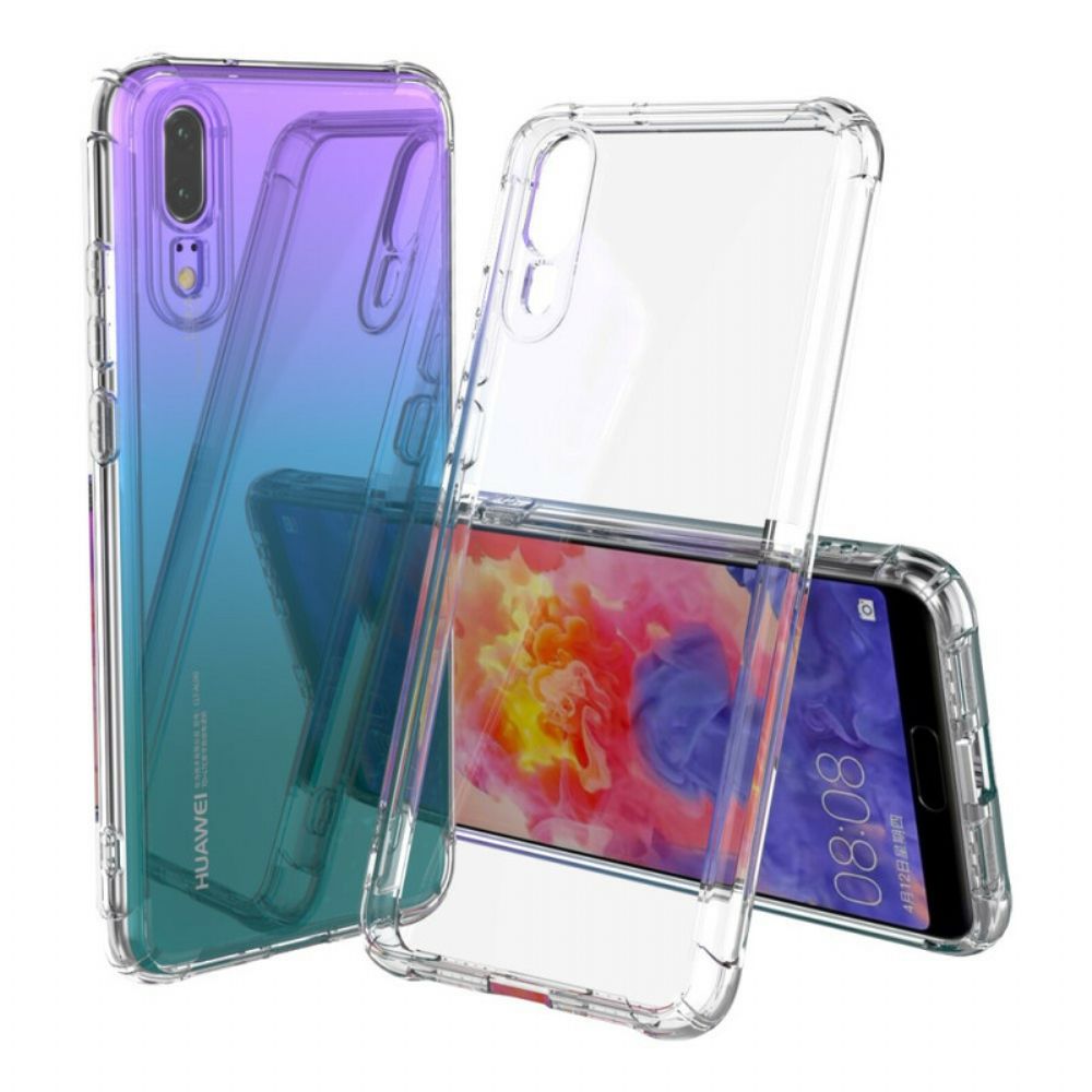 Handyhülle Für Huawei P20 Transparente Leeu-schutzkissen