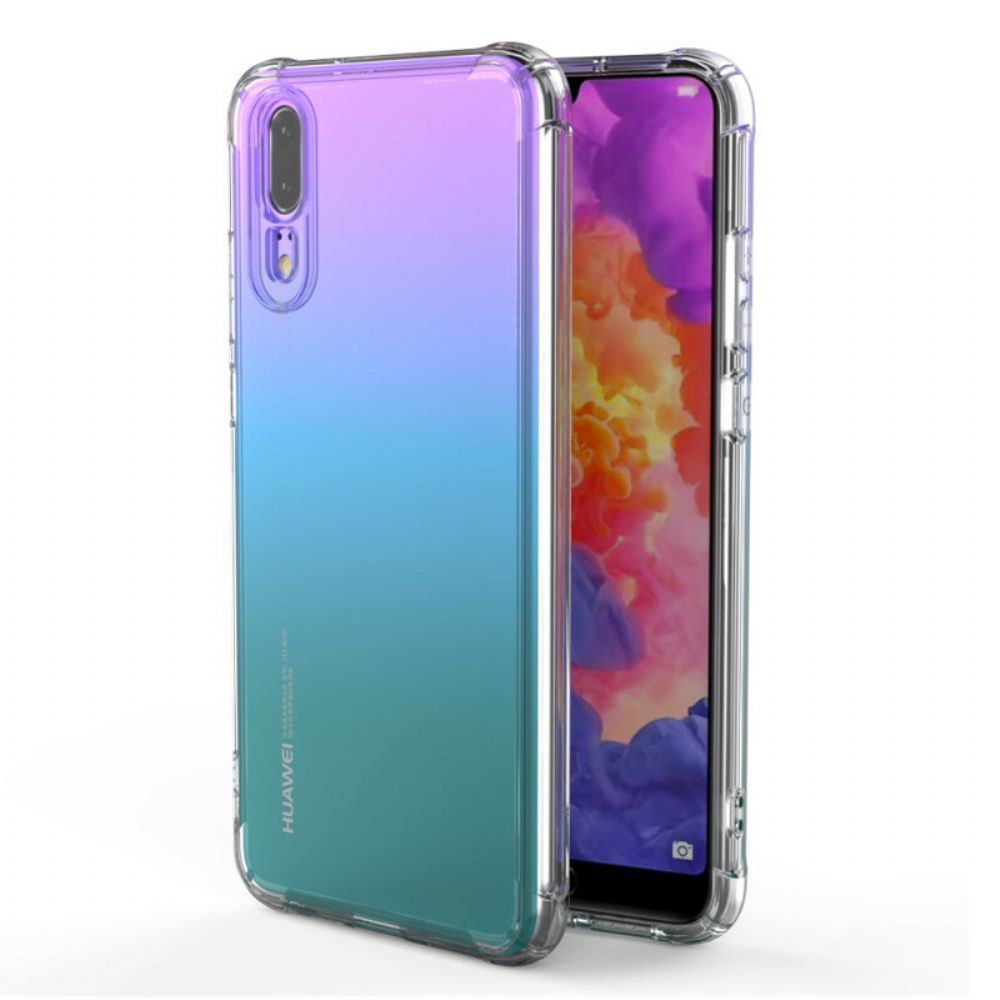 Handyhülle Für Huawei P20 Transparente Leeu-schutzkissen