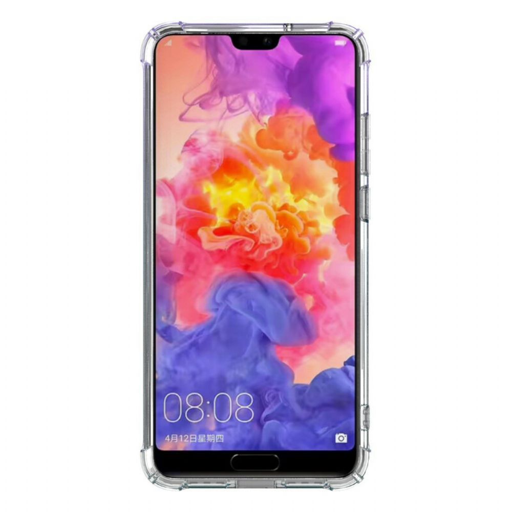 Handyhülle Für Huawei P20 Transparente Leeu-schutzkissen