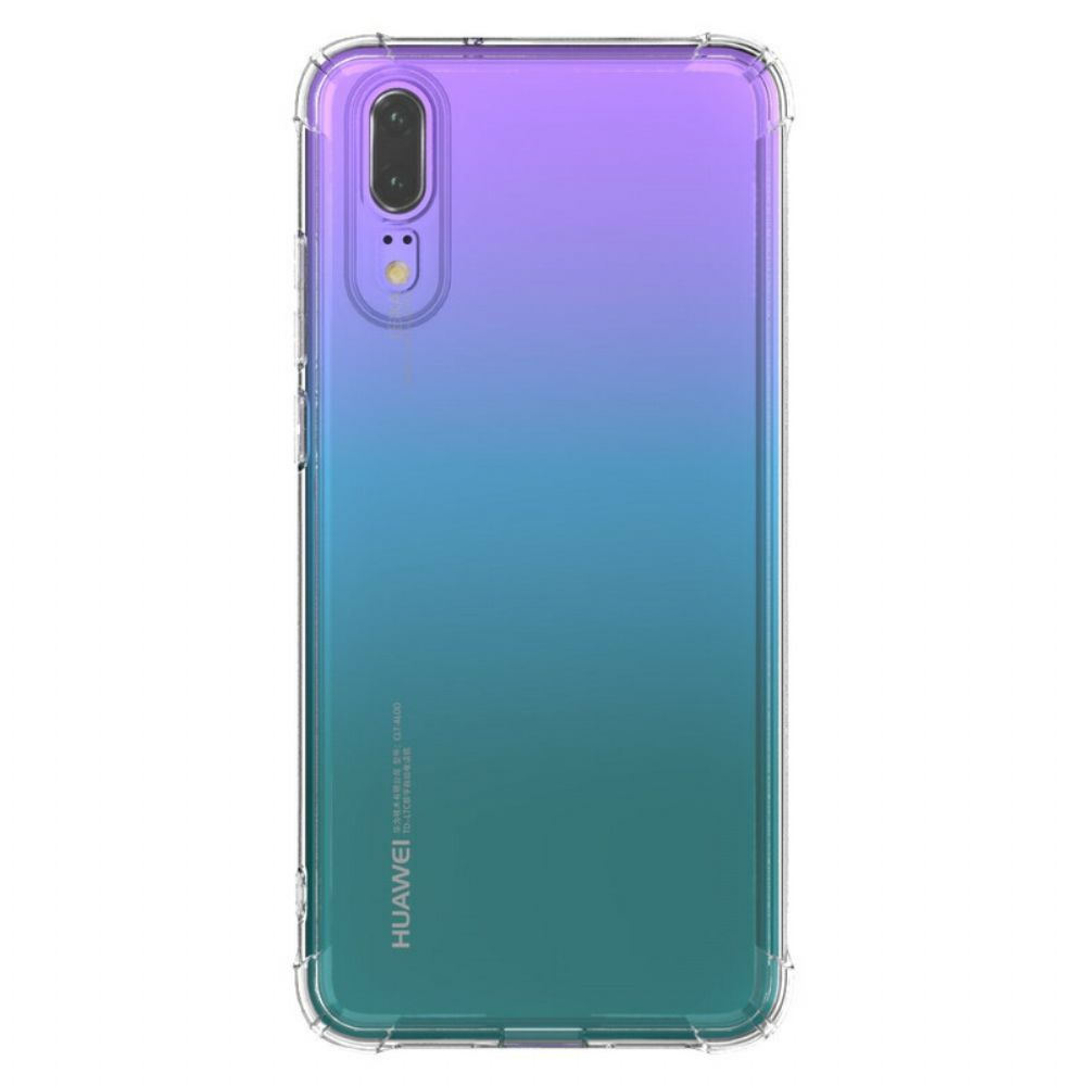 Handyhülle Für Huawei P20 Transparente Leeu-schutzkissen