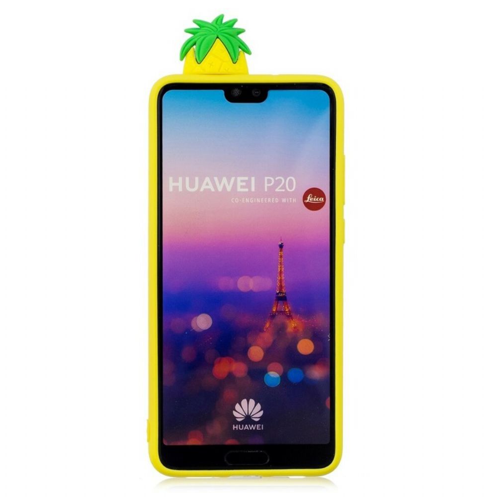 Hülle Für Huawei P20 3d Ananas