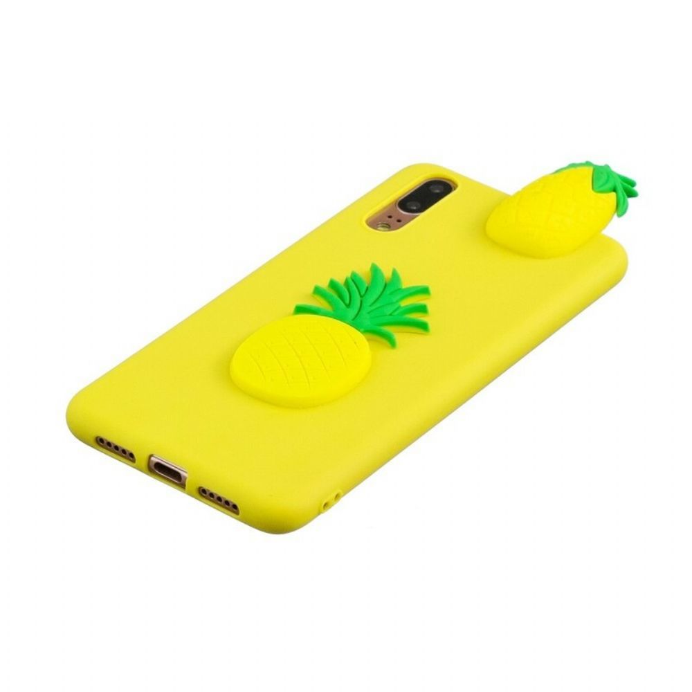 Hülle Für Huawei P20 3d Ananas