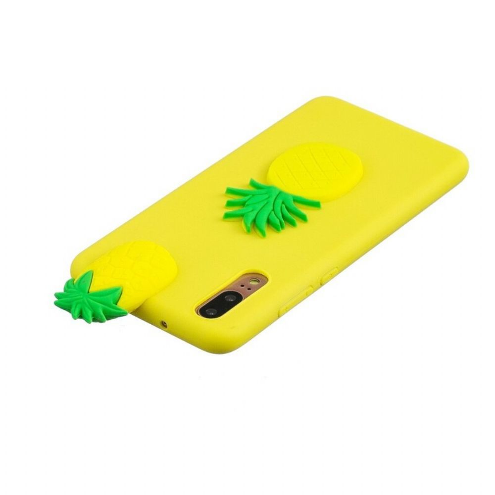 Hülle Für Huawei P20 3d Ananas