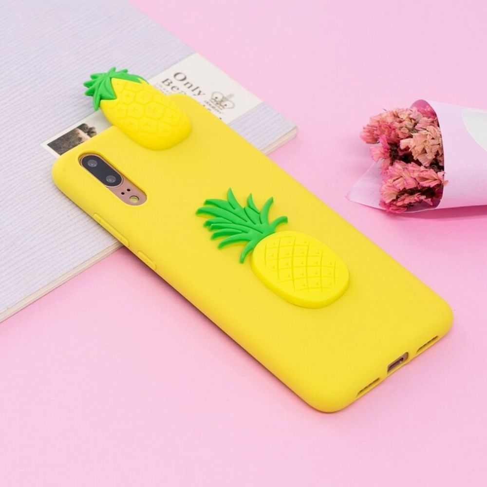 Hülle Für Huawei P20 3d Ananas