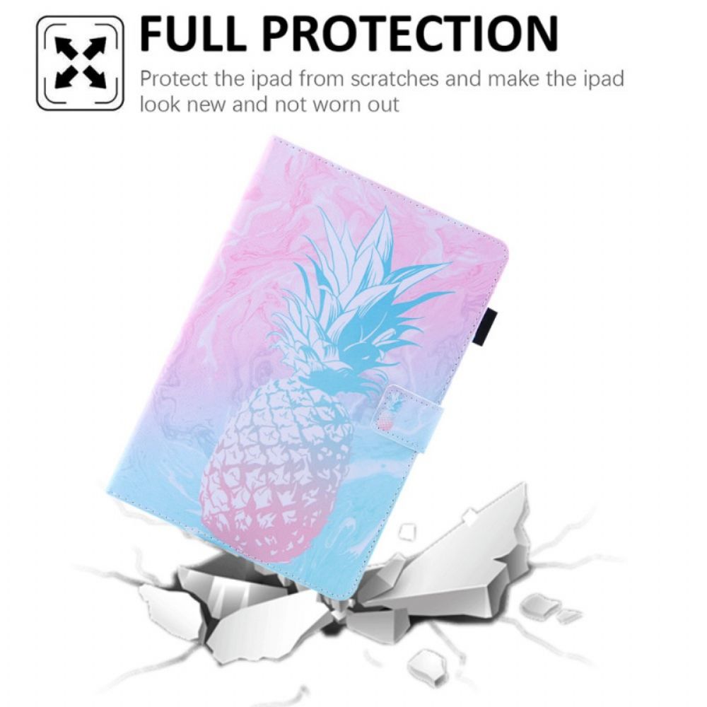 Flip Case Für iPad Mini 6 (2024) Ananas-design