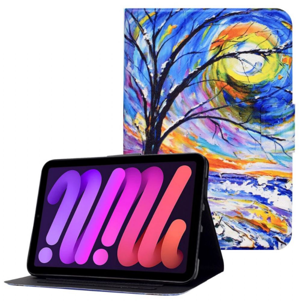 Flip Case Für iPad Mini 6 (2024) Baum Art.-nr