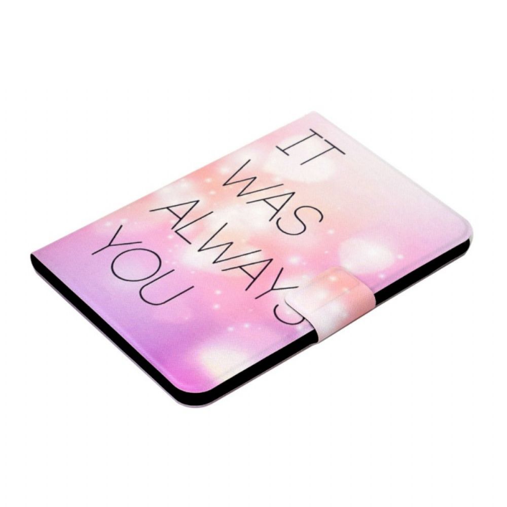 Flip Case Für iPad Mini 6 (2024) Du Warst Es Immer