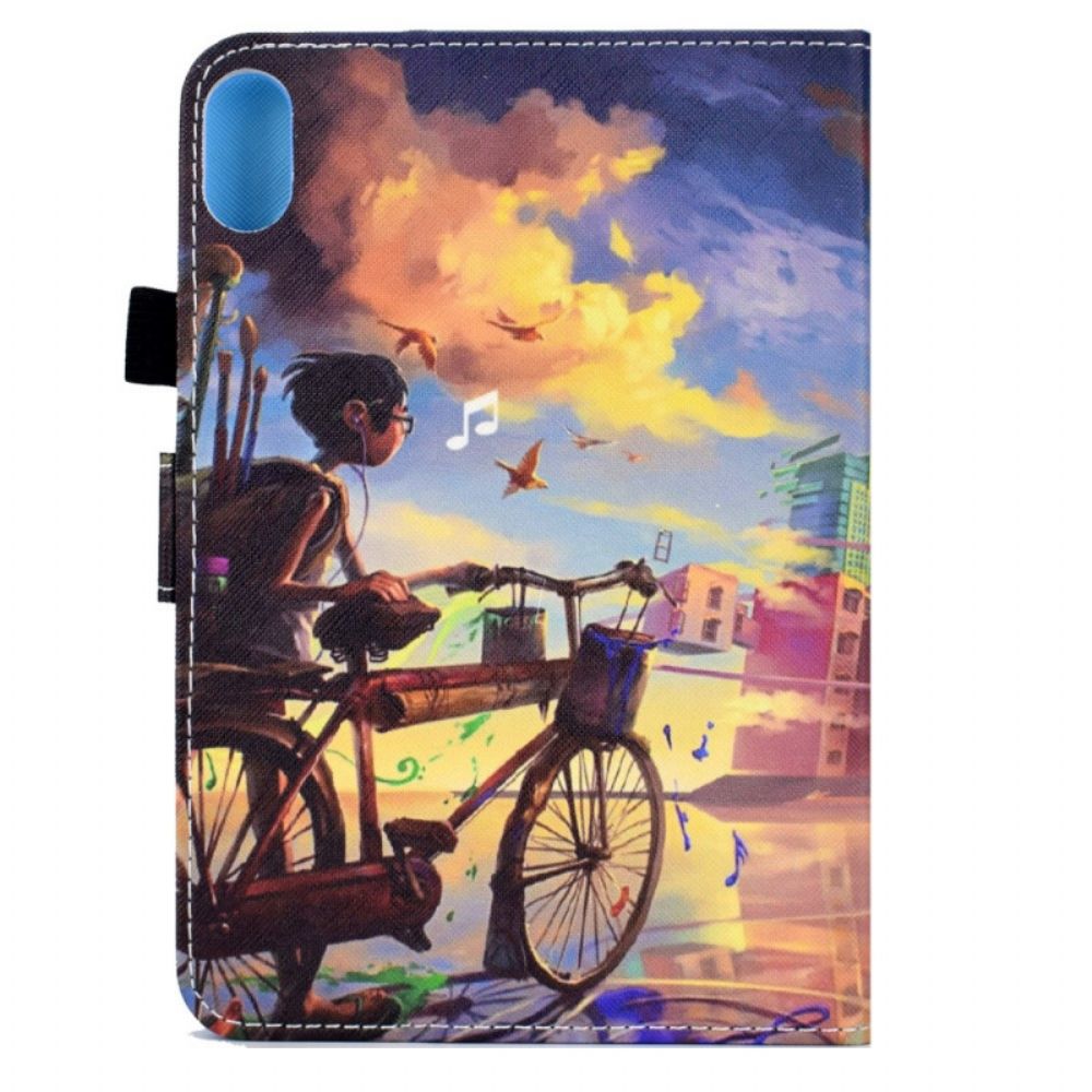 Flip Case Für iPad Mini 6 (2024) Fahrrad Art.-nr