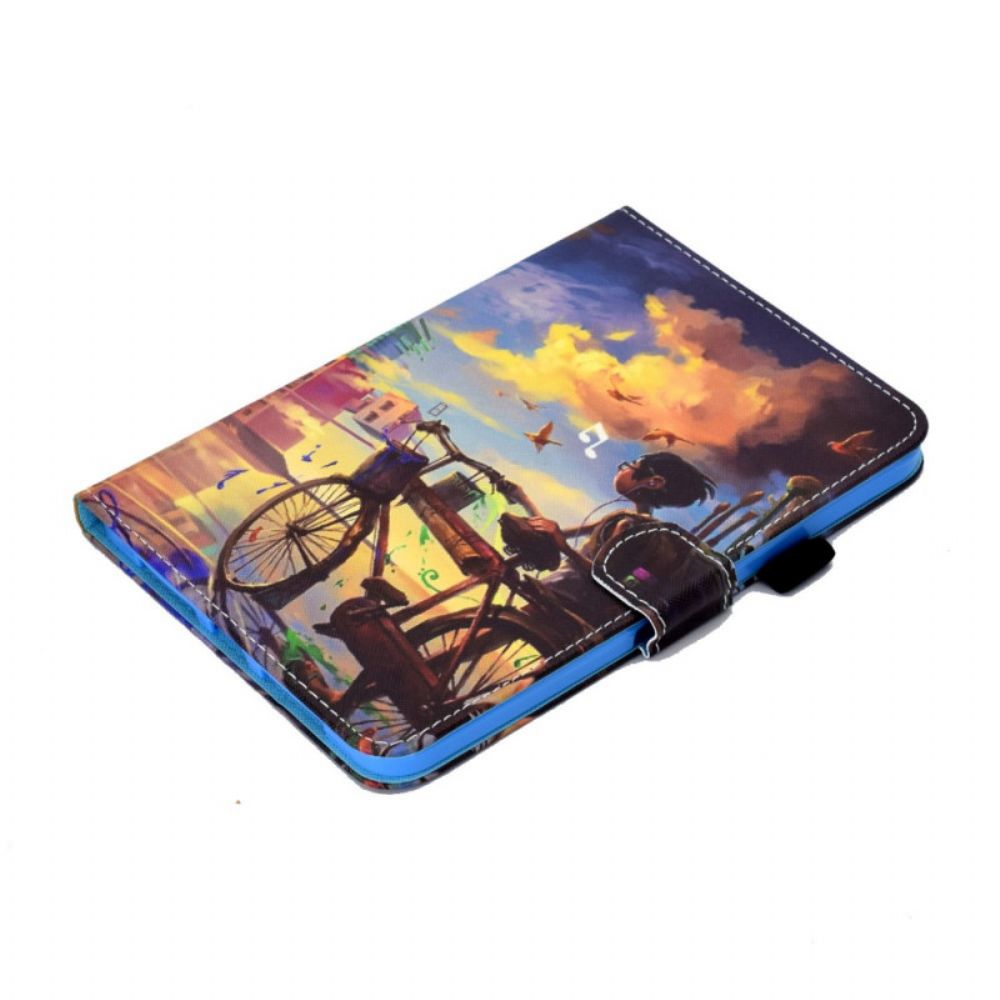 Flip Case Für iPad Mini 6 (2024) Fahrrad Art.-nr