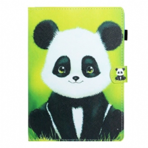 Flip Case Für iPad Mini 6 (2024) Glücklicher Panda