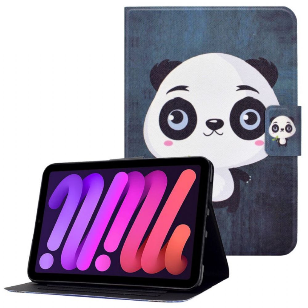 Flip Case Für iPad Mini 6 (2024) Süßer Panda