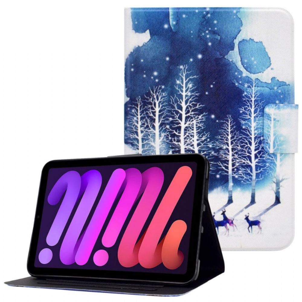 Flip Case Für iPad Mini 6 (2024) Winter