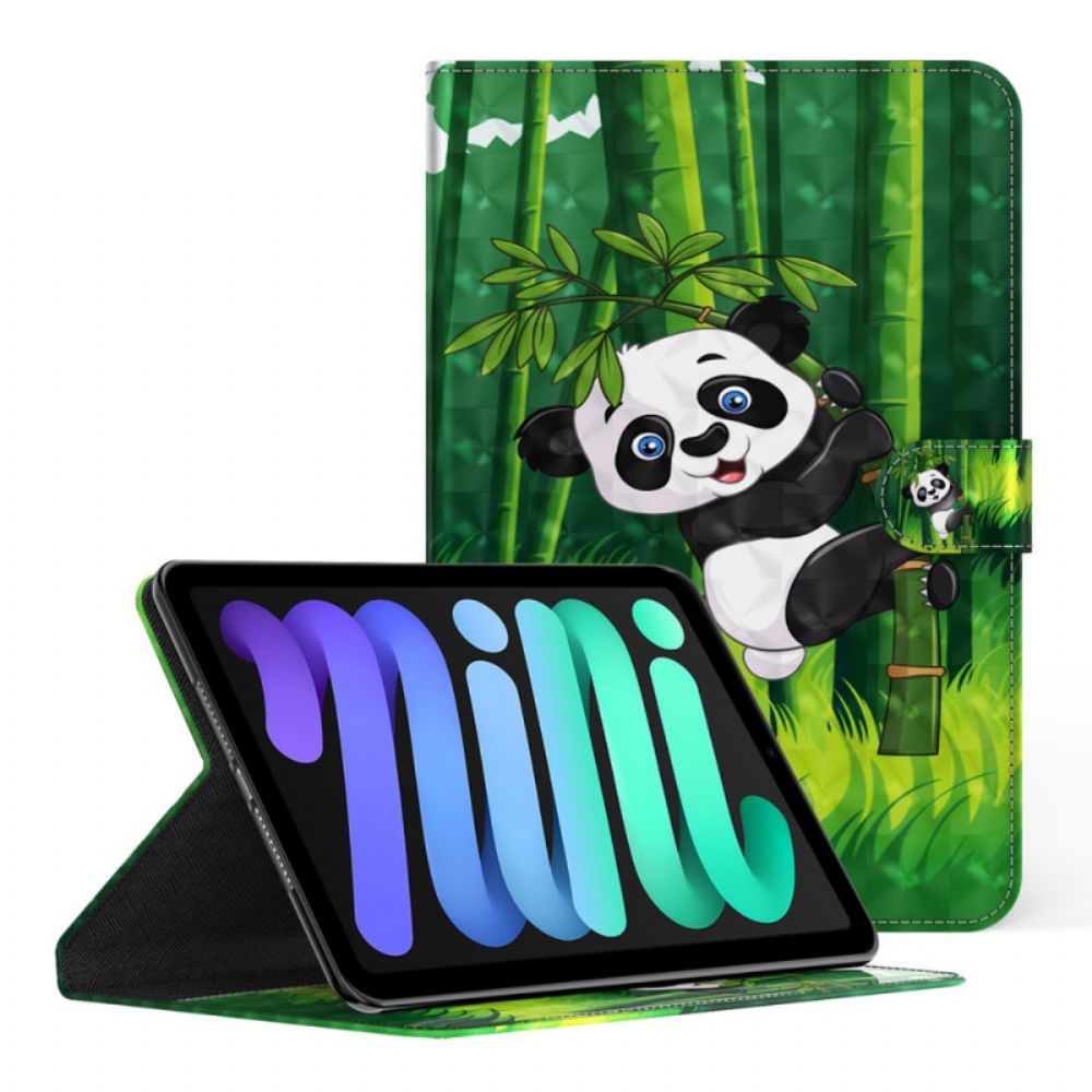 Lederhüllen Für iPad Mini 6 (2024) Lichtfleck-panda