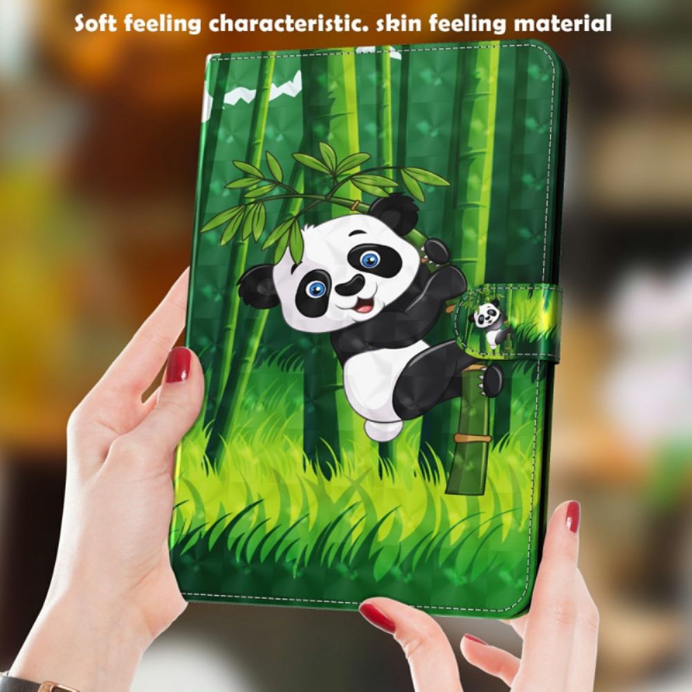 Lederhüllen Für iPad Mini 6 (2024) Lichtfleck-panda