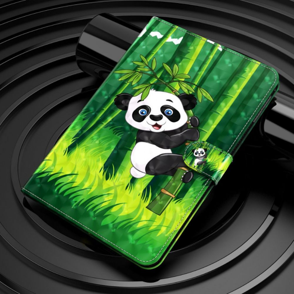 Lederhüllen Für iPad Mini 6 (2024) Lichtfleck-panda