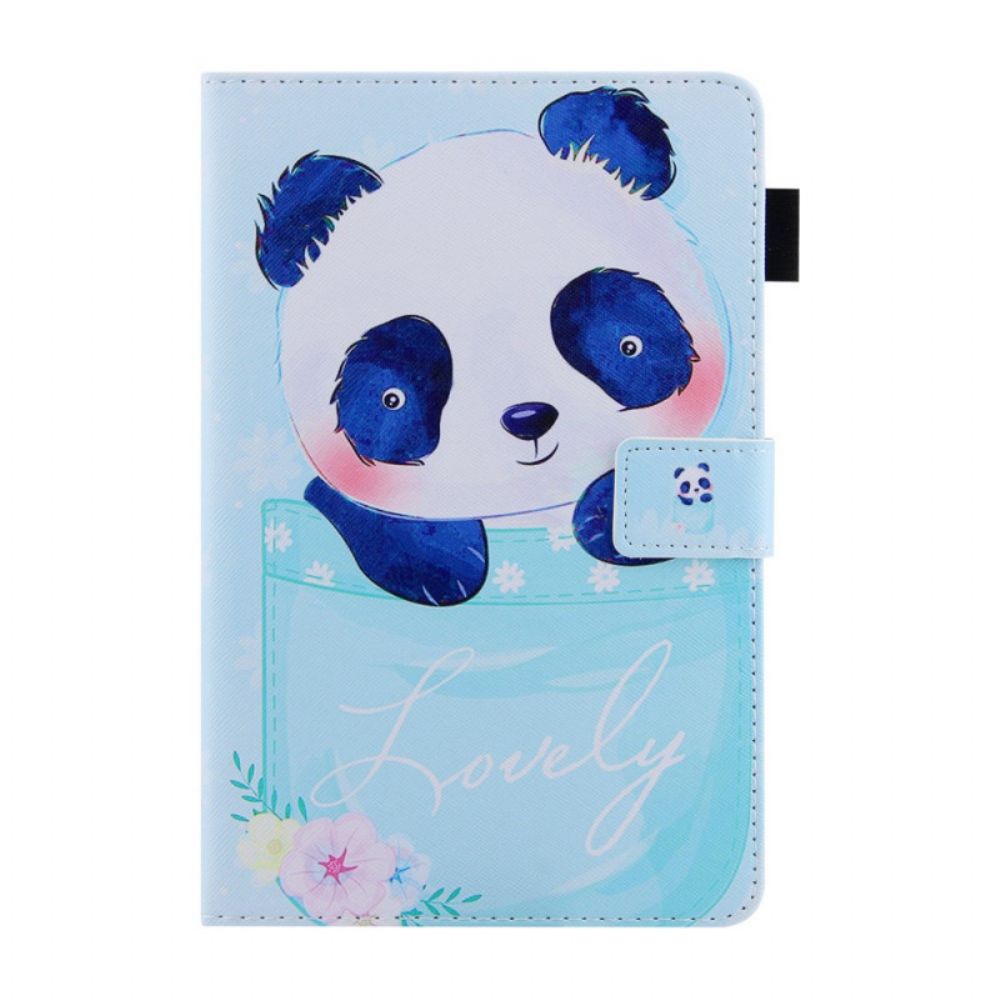 Lederhüllen Für iPad Mini 6 (2024) Schöner Panda