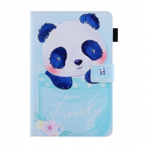 Lederhüllen Für iPad Mini 6 (2024) Schöner Panda