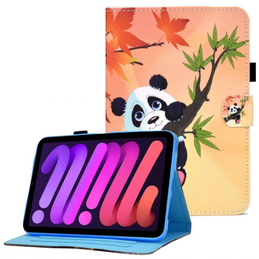 Lederhüllen Für iPad Mini 6 (2024) Süßer Panda