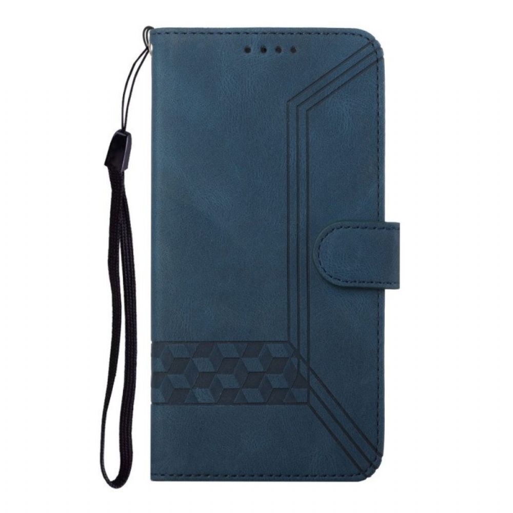 Flip Case Für Xiaomi Redmi Note 11 Pro / 11 Pro 5G Fries-ledereffekt