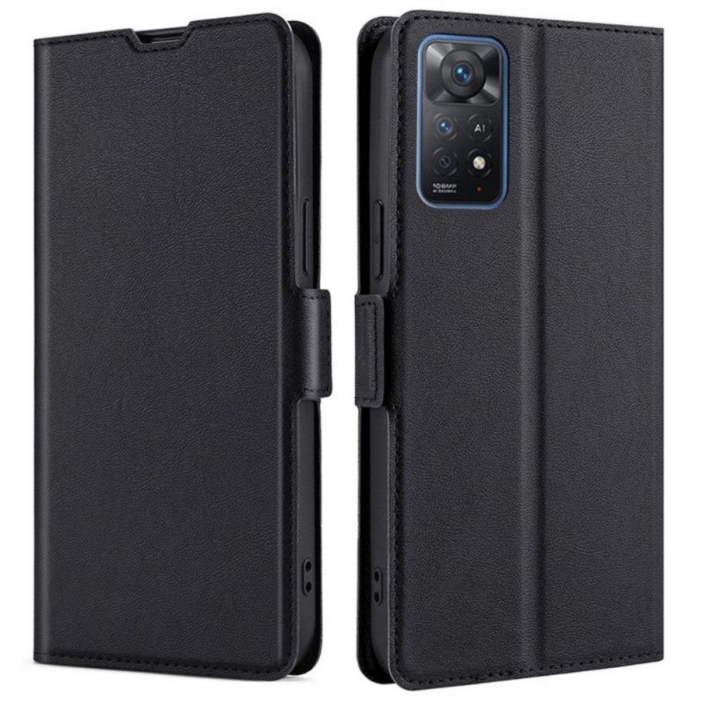 Flip Case Für Xiaomi Redmi Note 11 Pro / 11 Pro 5G Flip Case Klappe Doppelt. Neue Farben