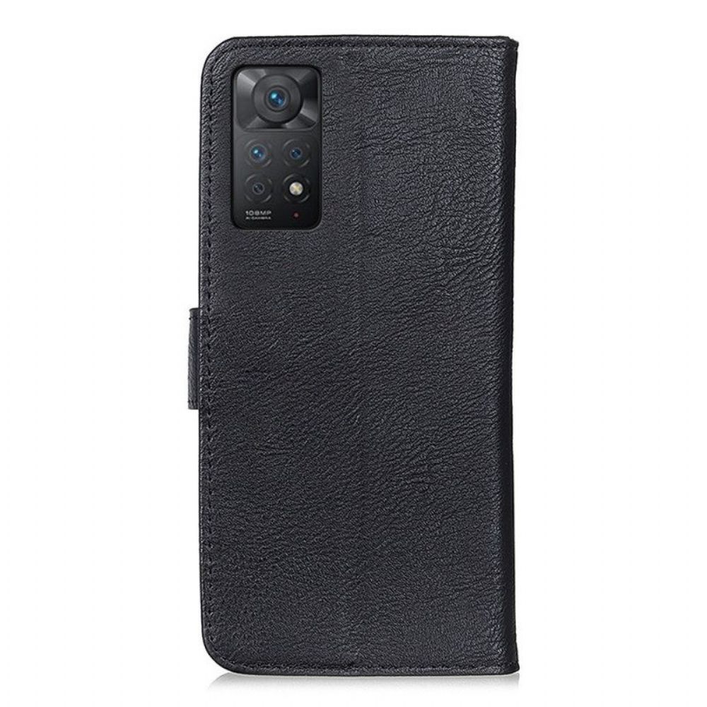 Flip Case Für Xiaomi Redmi Note 11 Pro / 11 Pro 5G Kunstleder Khazneh