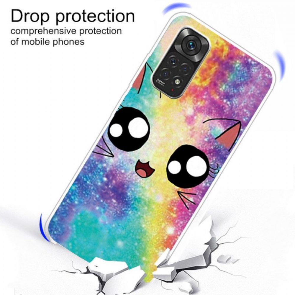 Handyhülle Für Xiaomi Redmi Note 11 Pro / 11 Pro 5G Cartoon-katze