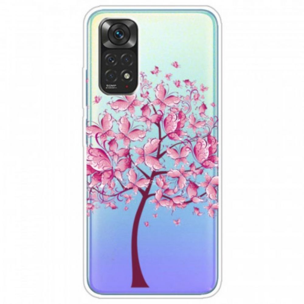 Handyhülle Für Xiaomi Redmi Note 11 Pro / 11 Pro 5G Rosa Baumkrone