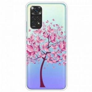 Handyhülle Für Xiaomi Redmi Note 11 Pro / 11 Pro 5G Rosa Baumkrone