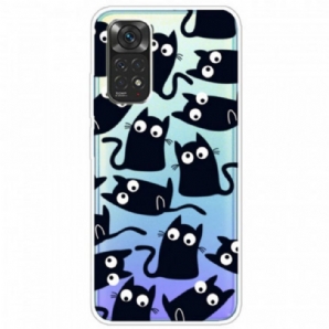 Hülle Für Xiaomi Redmi Note 11 Pro / 11 Pro 5G Mehrere Schwarze Katzen