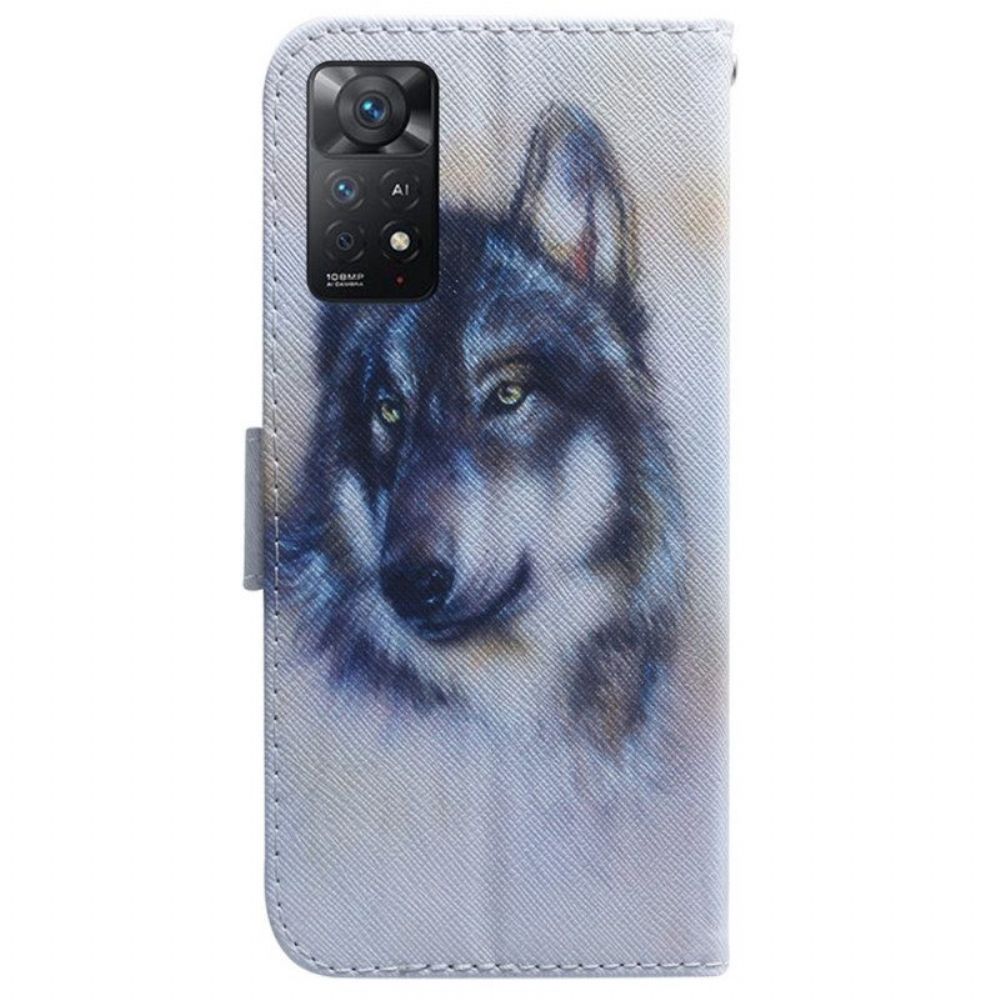 Lederhüllen Für Xiaomi Redmi Note 11 Pro / 11 Pro 5G Hunde-look