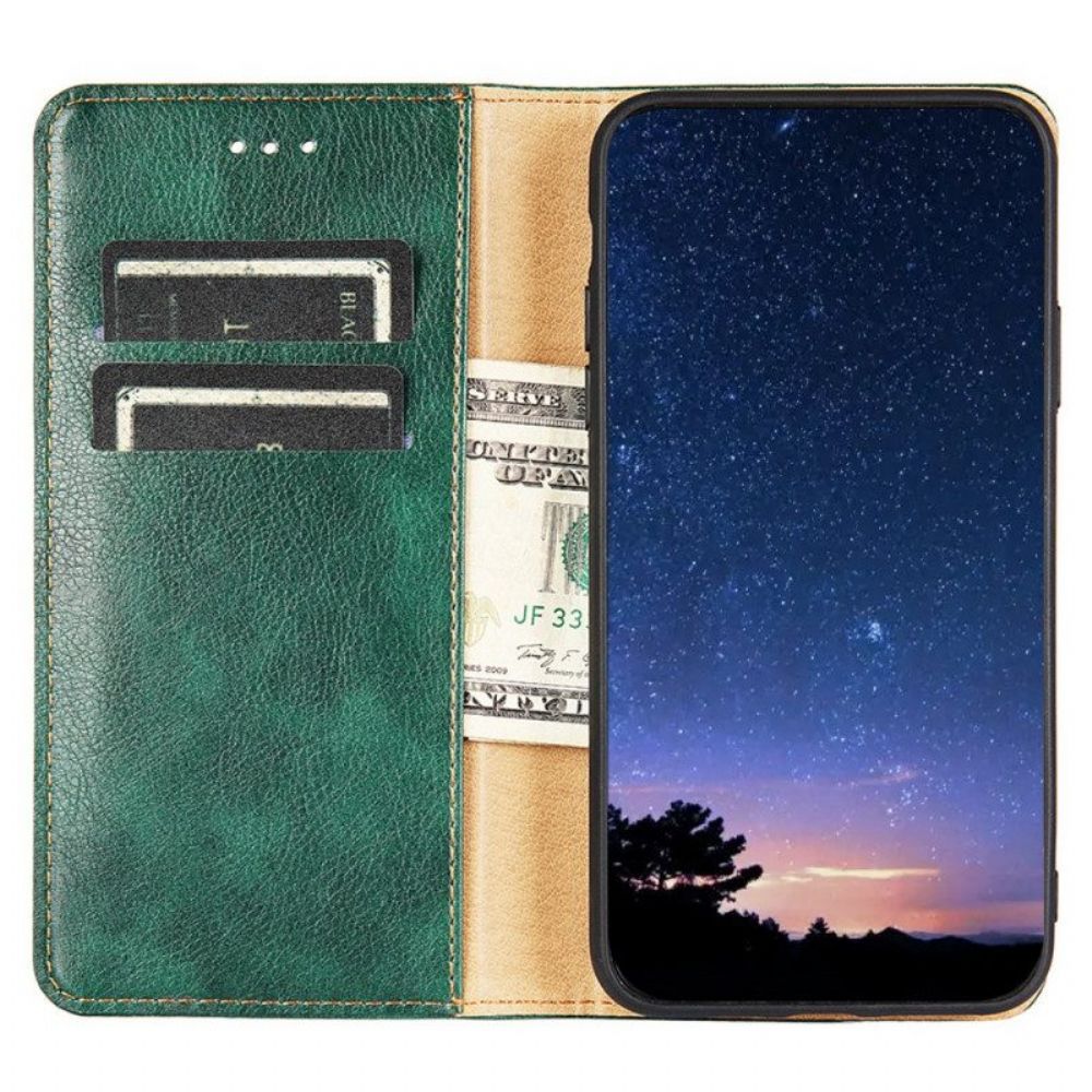 Schutzhülle Für Xiaomi Redmi Note 11 Pro / 11 Pro 5G Flip Case Nähte Aus Kunstleder