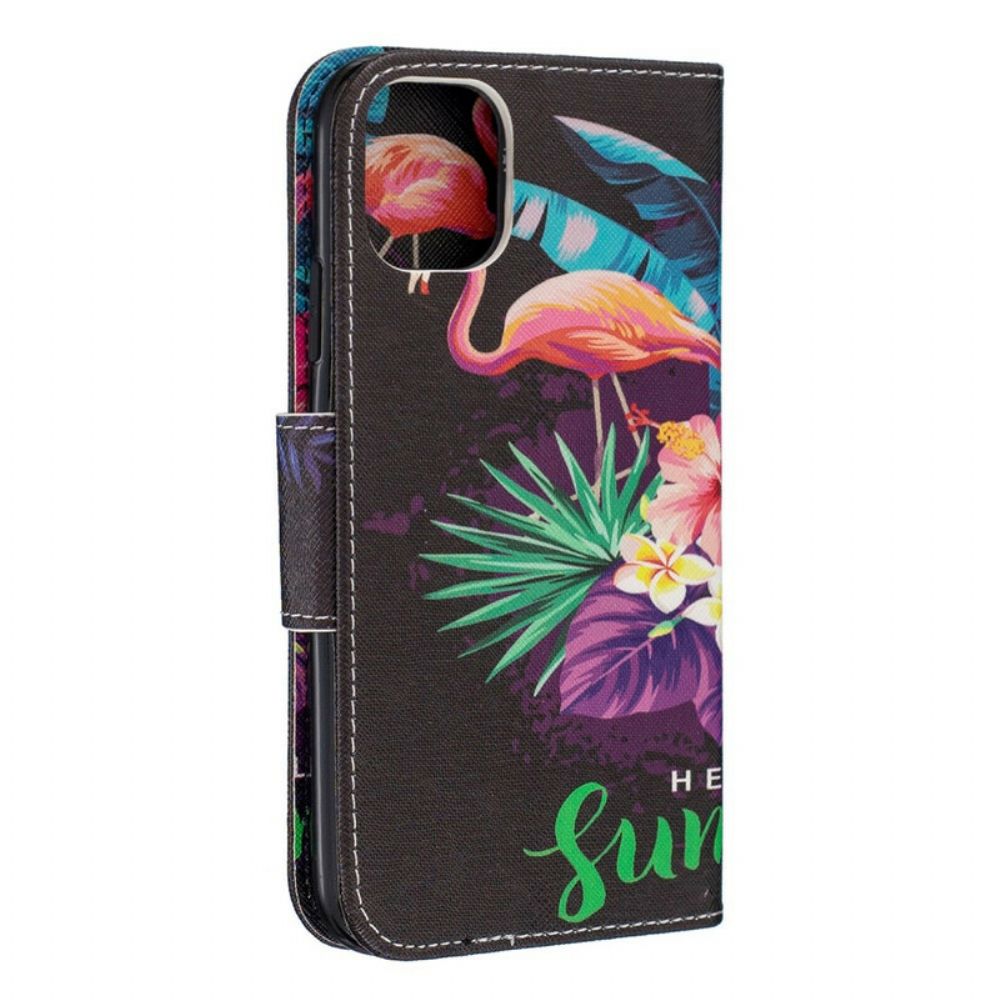 Flip Case Für iPhone 11 Hallo Sommer